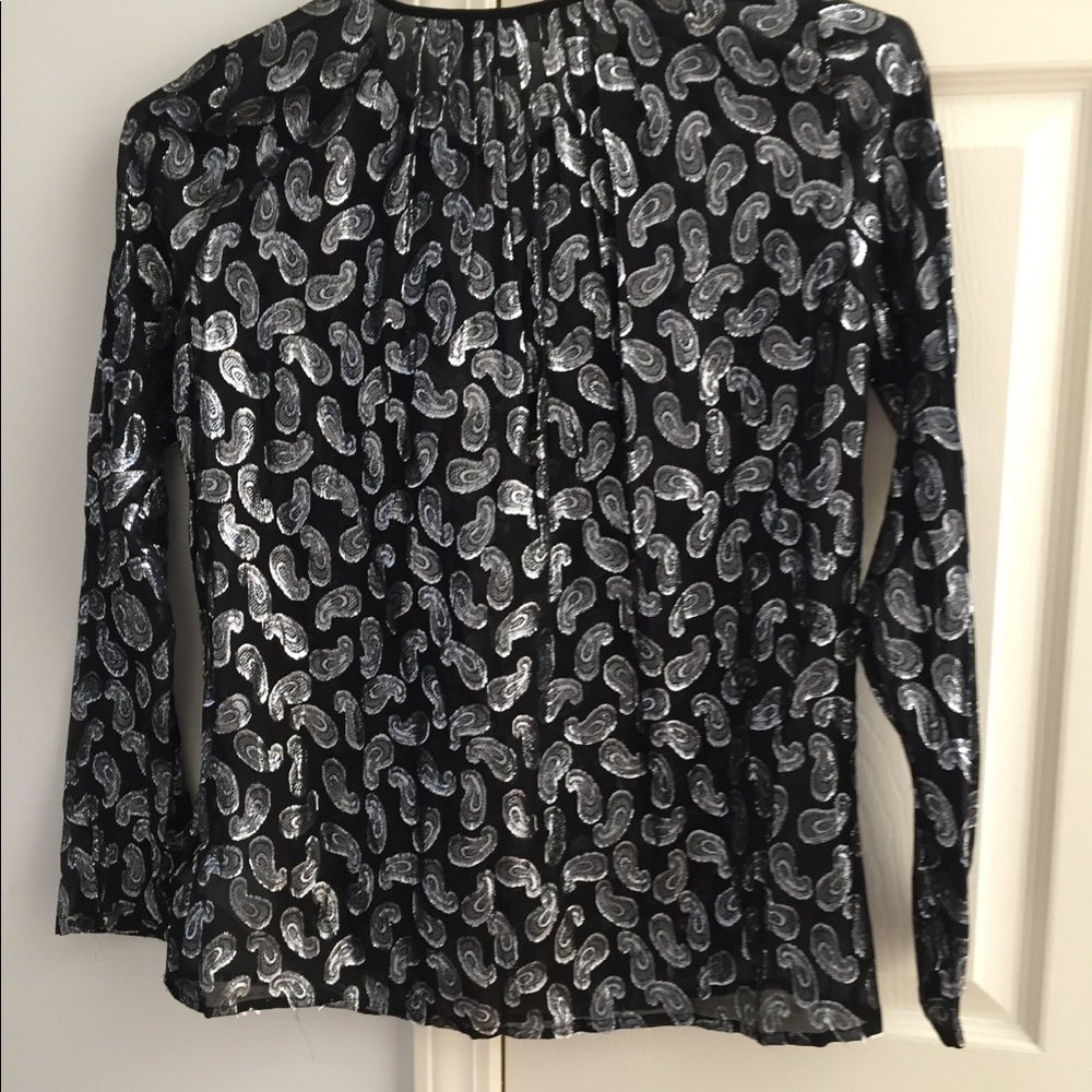 Michael Kors sheer long sleeves top